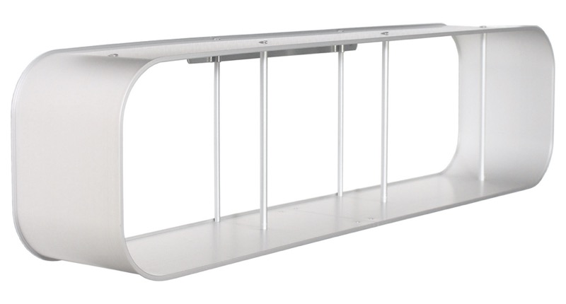 Reisenthel Redondo Designer Dvd Paperback Aluminum Wall Shelf Silver Grey Shelf Ebay